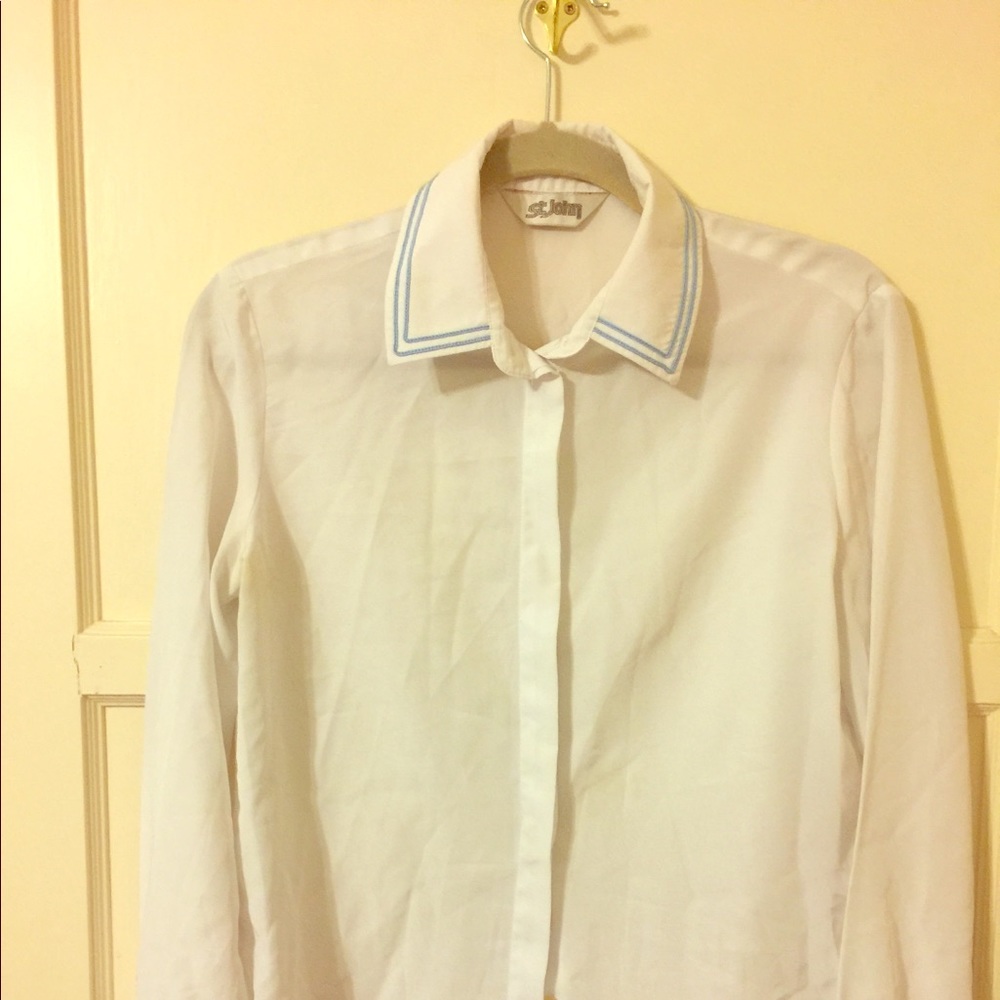 St John long sleeve vintage shirt, small